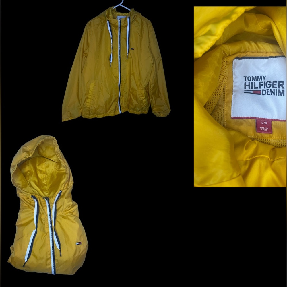 Tommy Hilfiger yellow windbreaker